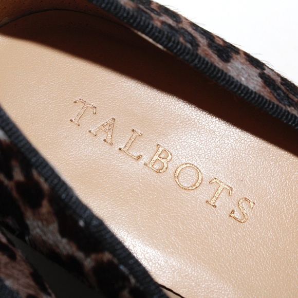 Talbots Leopard Print Ballet Flats in Calf Hair - Picture 6 of 14